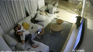 French stepsister takes those fingers in her wet pussy on IP cam footage