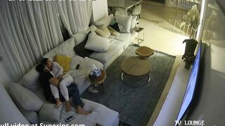 French stepsister takes those fingers in her wet pussy on IP cam footage