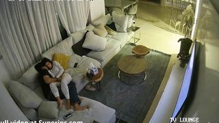 French stepsister takes those fingers in her wet pussy on IP cam footage