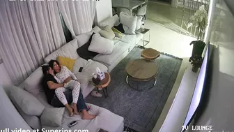 French stepsister takes those fingers in her wet pussy on IP cam footage