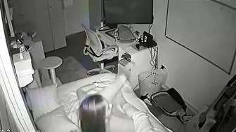 French babe gets fucked happily in a passionate stepfamily scene with orgasms