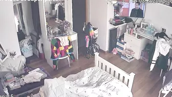 Ip cam movie showing a horny babe who enjoys real orgasms in a solo video