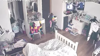 Ip cam movie showing a horny babe who enjoys real orgasms in a solo video