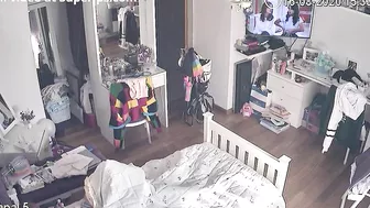 Ip cam movie showing a horny babe who enjoys real orgasms in a solo video