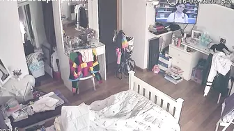 Ip cam movie showing a horny babe who enjoys real orgasms in a solo video