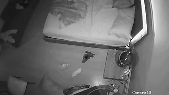 IP CAM XXX Hot stepsister gets licked prior to brutal banging in HD quality