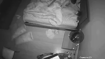 IP CAM XXX Hot stepsister gets licked prior to brutal banging in HD quality