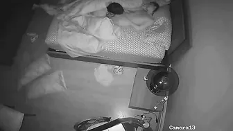 IP CAM XXX Hot stepsister gets licked prior to brutal banging in HD quality