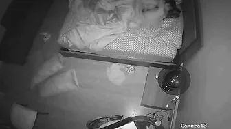 IP CAM XXX Hot stepsister gets licked prior to brutal banging in HD quality