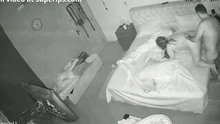 Impressive spy cam fucking with a skinny girl that takes it on all fours