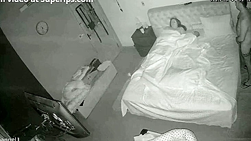 Impressive spy cam fucking with a skinny girl that takes it on all fours