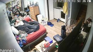 Stepfamily fuck scene showing messy fucking in a kinky IP cam fuck video