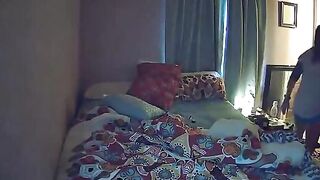 American masturbation session showing a true spy cam whore who pets her pussy