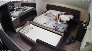 Euro fuck movie showing IP cam footage of an older guy with his stepsister