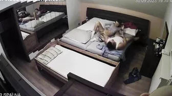 Euro fuck movie showing IP cam footage of an older guy with his stepsister