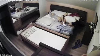 Euro fuck movie showing IP cam footage of an older guy with his stepsister