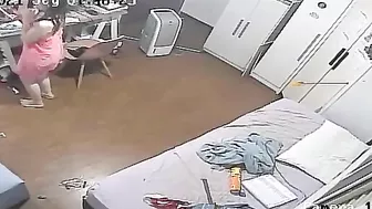 IP cam movie showing a phat assed European sister who just loves teasing IP cam movie showing a phat assed European sister who just loves teasing