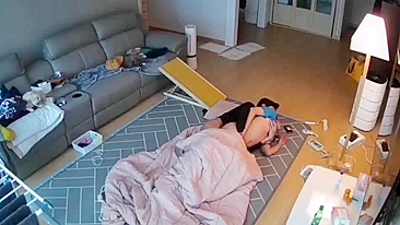 Asian spy cam footage showing whore that is willing to fuck her stepbrother