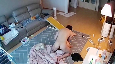 Asian spy cam footage showing whore that is willing to fuck her stepbrother