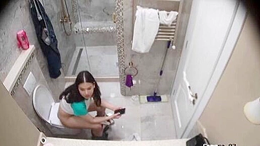 College girl peeing in a spy cam movie that breaks all the taboos big time