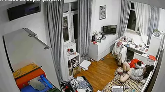 French stepdaughter with a hot hairy pussy shows her firm ass and then some