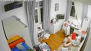 French stepdaughter with a hot hairy pussy shows her firm ass and then some