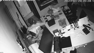 Big boos with a hard cock fucks his secretary in office spy cam porn movie