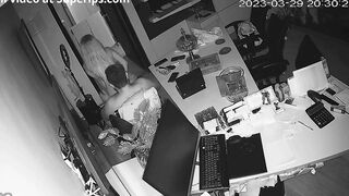 Big boos with a hard cock fucks his secretary in office spy cam porn movie