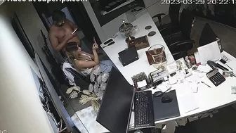 Big boos with a hard cock fucks his secretary in office spy cam porn movie