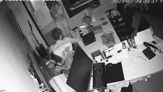 Big boos with a hard cock fucks his secretary in office spy cam porn movie