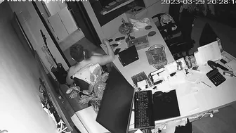 Big boos with a hard cock fucks his secretary in office spy cam porn movie