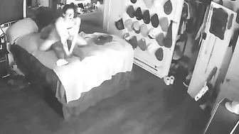 Wild stepfamily sex with a white stepsister and BBC stepbro in IP cam XXX