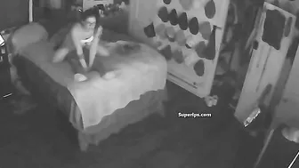 Wild stepfamily sex with a white stepsister and BBC stepbro in IP cam XXX