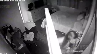 Tall stepsister getting fucked in IP cam sex scene with lots of foreplay