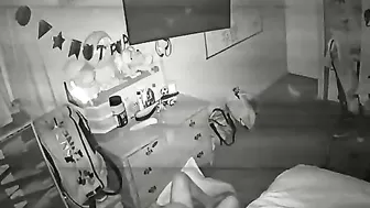 British stepsister opens her wet fucking pussy for true invasion in IP cam XXX