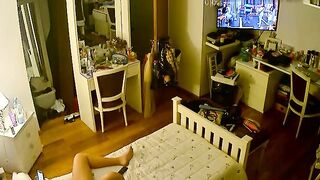 Stepsister inserting stuff into her greedy pussy in spy cam porn movie here