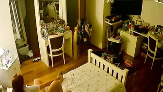 Stepsister inserting stuff into her greedy pussy in spy cam porn movie here