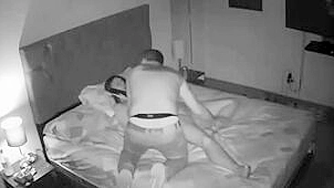 Spy cam footage with a couple that really enjoys dirty missionary fucking in HD