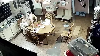 Spy movie showing a horny European step siblings couple that fucks happily