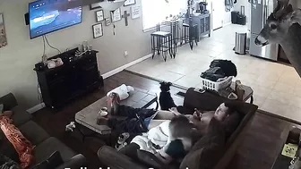 Brutal fuck scene showing a horny dude who wants to USE his stepsister SPYCAM