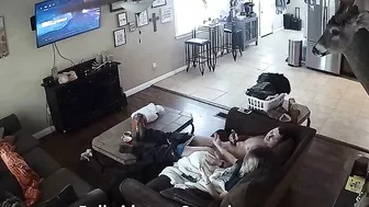 Brutal fuck scene showing a horny dude who wants to USE his stepsister SPYCAM