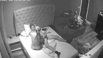 Lovely US couple showing their lust in free online porn movie with riding