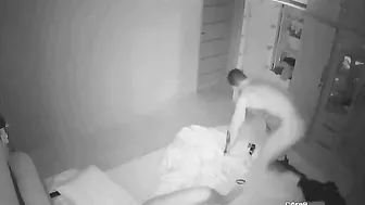 Beefy stepbrother fucking her wet slit with his super hard boner on all fours