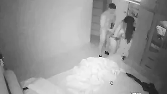 Beefy stepbrother fucking her wet slit with his super hard boner on all fours