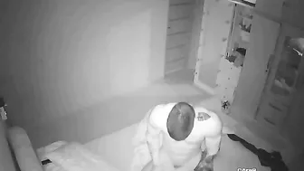 Beefy stepbrother fucking her wet slit with his super hard boner on all fours