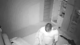 Beefy stepbrother fucking her wet slit with his super hard boner on all fours