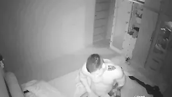 Beefy stepbrother fucking her wet slit with his super hard boner on all fours