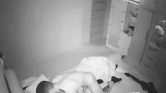 Beefy stepbrother fucking her wet slit with his super hard boner on all fours