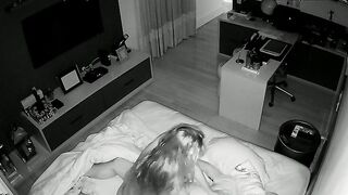 Step family porn showing a kinky UK couple that enjoys filthy IP cam action