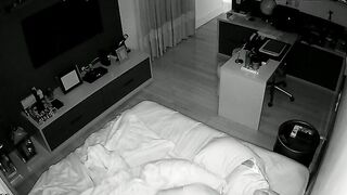 Step family porn showing a kinky UK couple that enjoys filthy IP cam action